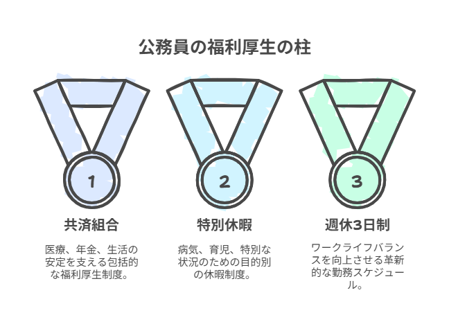 福利厚生の柱