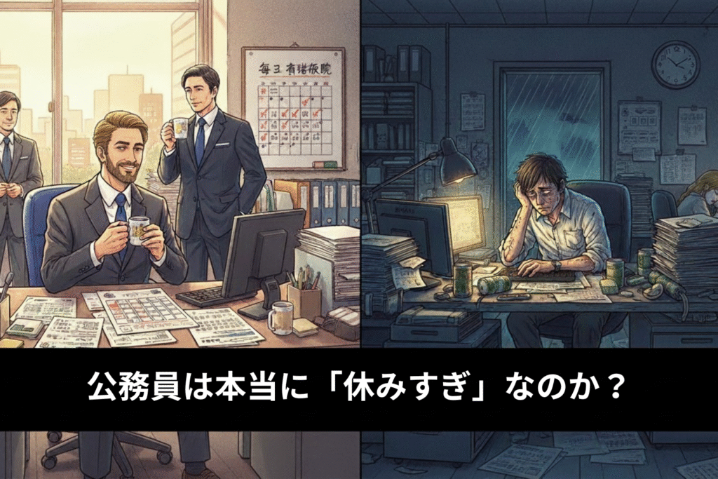 公務員は本当に「休みすぎ」なのか？