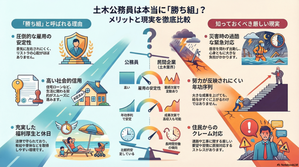 土木公務員勝ち組