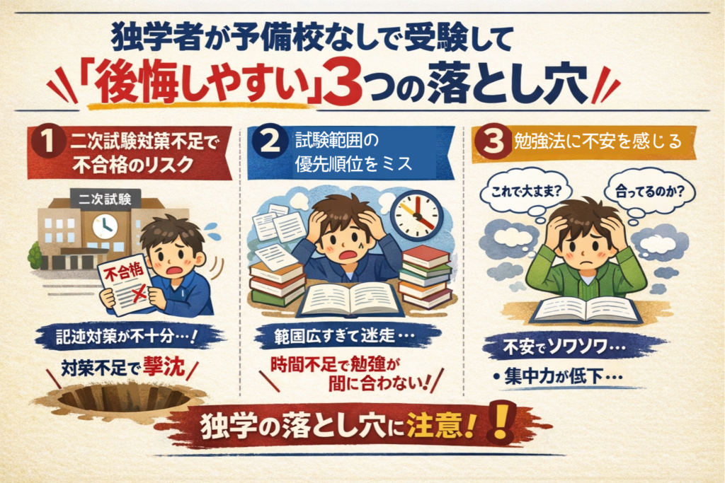 「後悔しやすい」3つの落とし穴