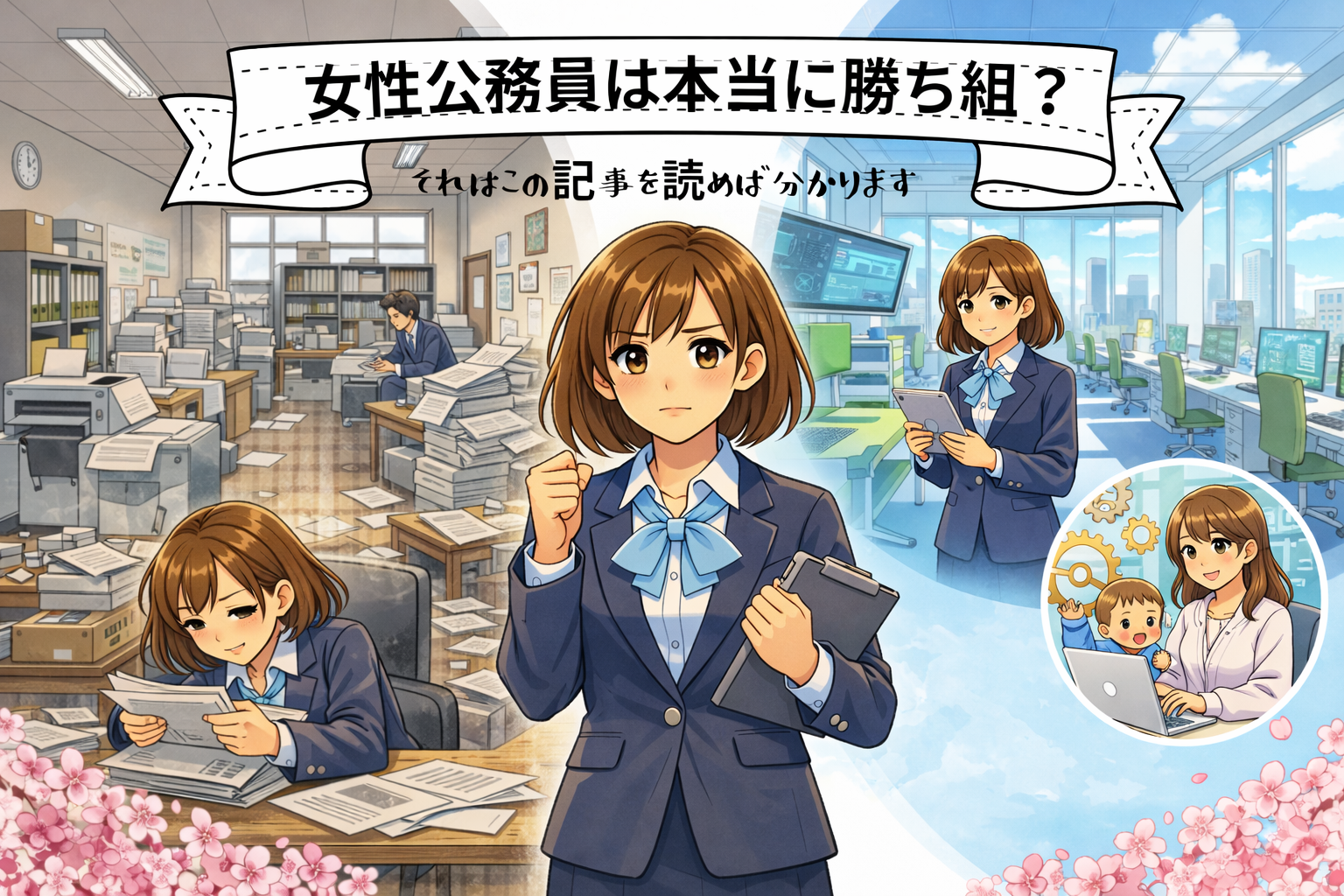 女性公務員は本当に勝ち組?