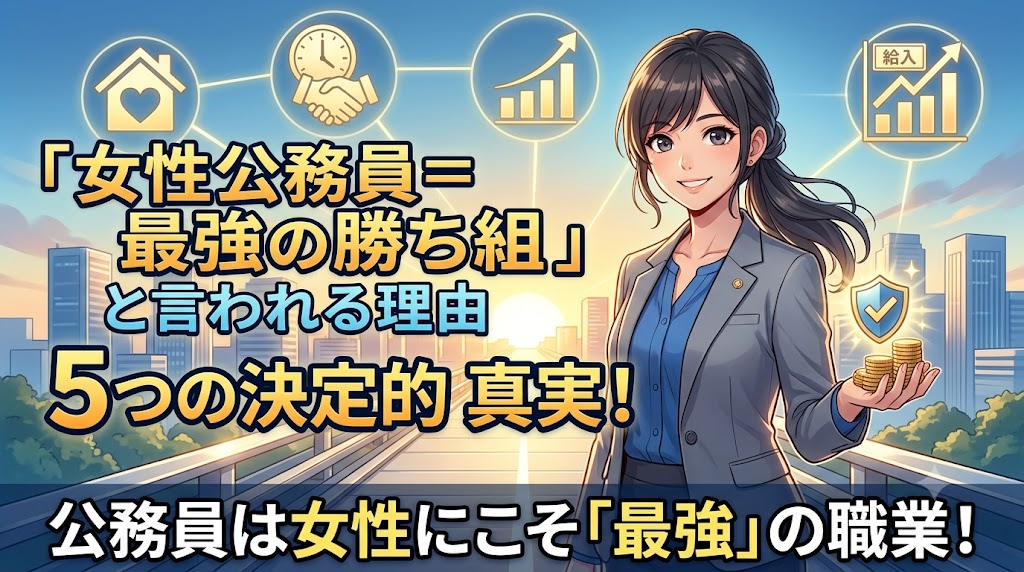 なぜ「女性公務員=最強の勝ち組」と言われるのか?5つの決定的な理由