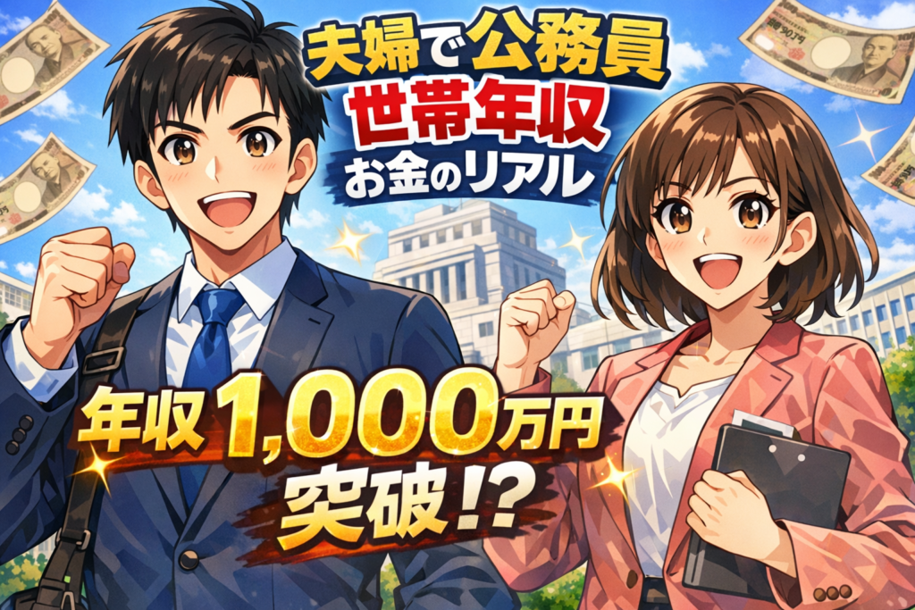 夫婦で公務員の世帯年収・お金のリアル