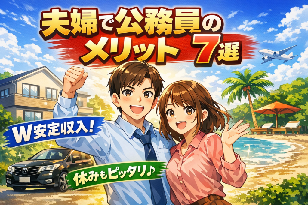 夫婦で公務員のメリット7選