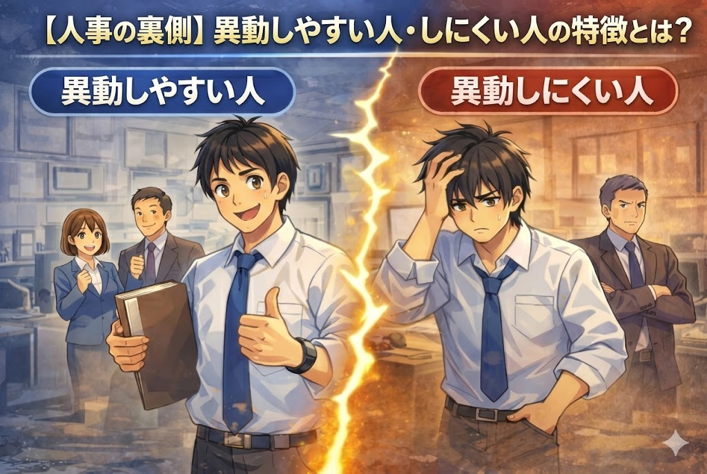異動しやすい人・しにくい人の特徴とは