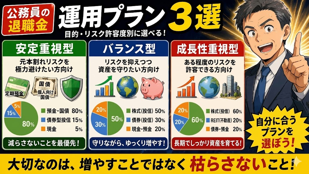 公務員向け運用プラン3選