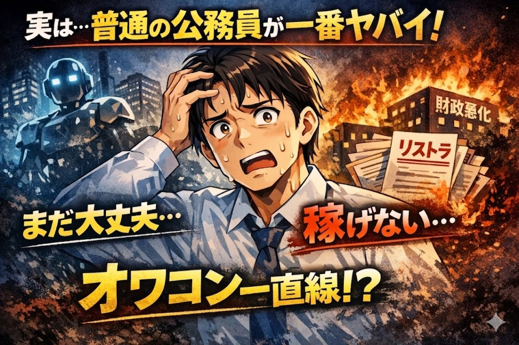 実はこのタイプが一番危ない|オワコン化する公務員の共通点