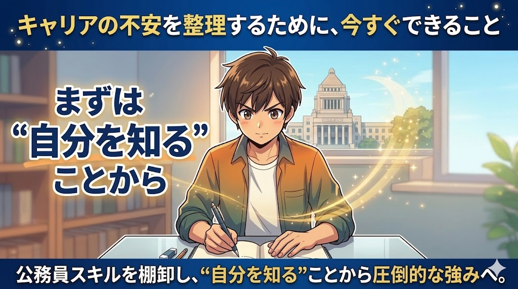 キャリアの不安を整理するために、今すぐできること