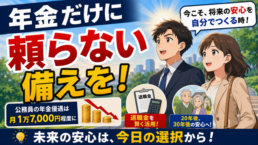 まとめ|年金だけに頼らない備えを