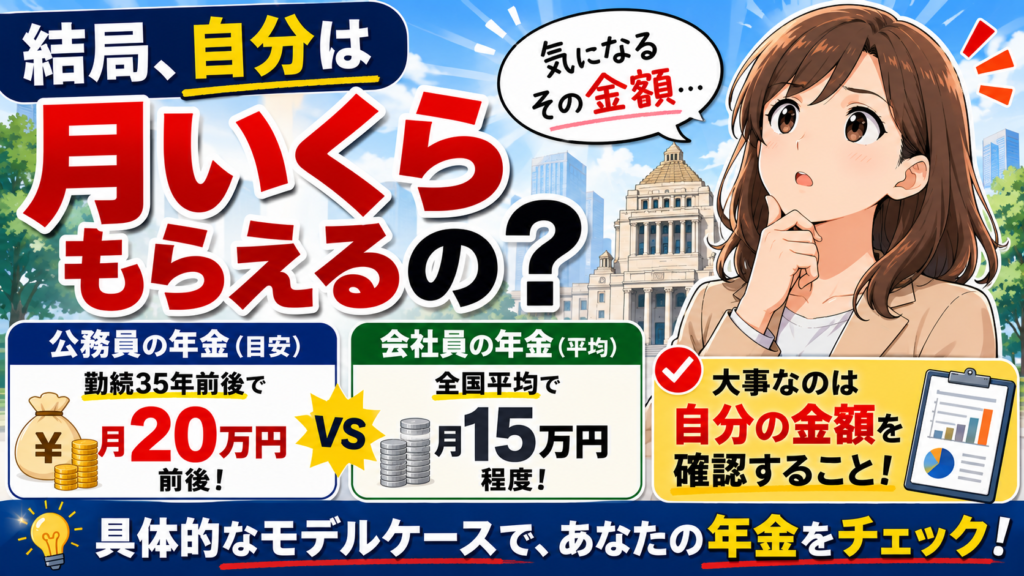 結局、自分は月いくらもらえるのか気になる方へ