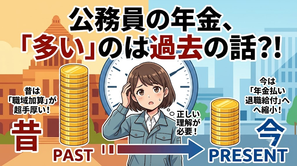 公務員の年金が多いと言われる本当の理由