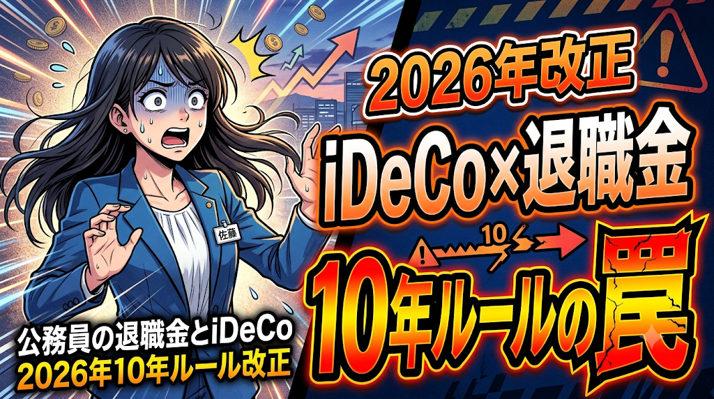 公務員の退職金とiDeCo｜2026年の10年ルール改正のポイント