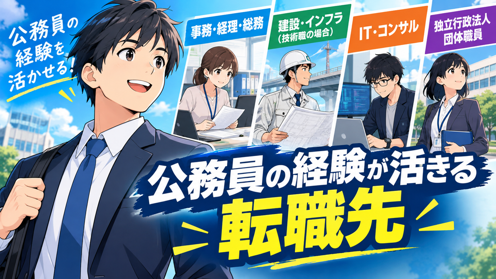 公務員の経験が活きる転職先