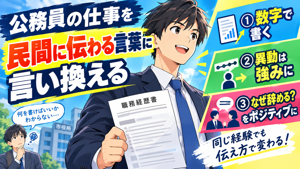 公務員の仕事を「民間に伝わる言葉」に言い換える