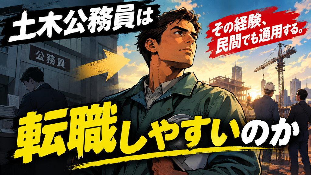 結論｜土木公務員は転職しやすいのか